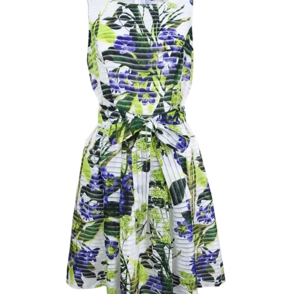 Tommy Hilfiger Women's Floral-Print Fit & Flare Dress - Picture 4 of 4